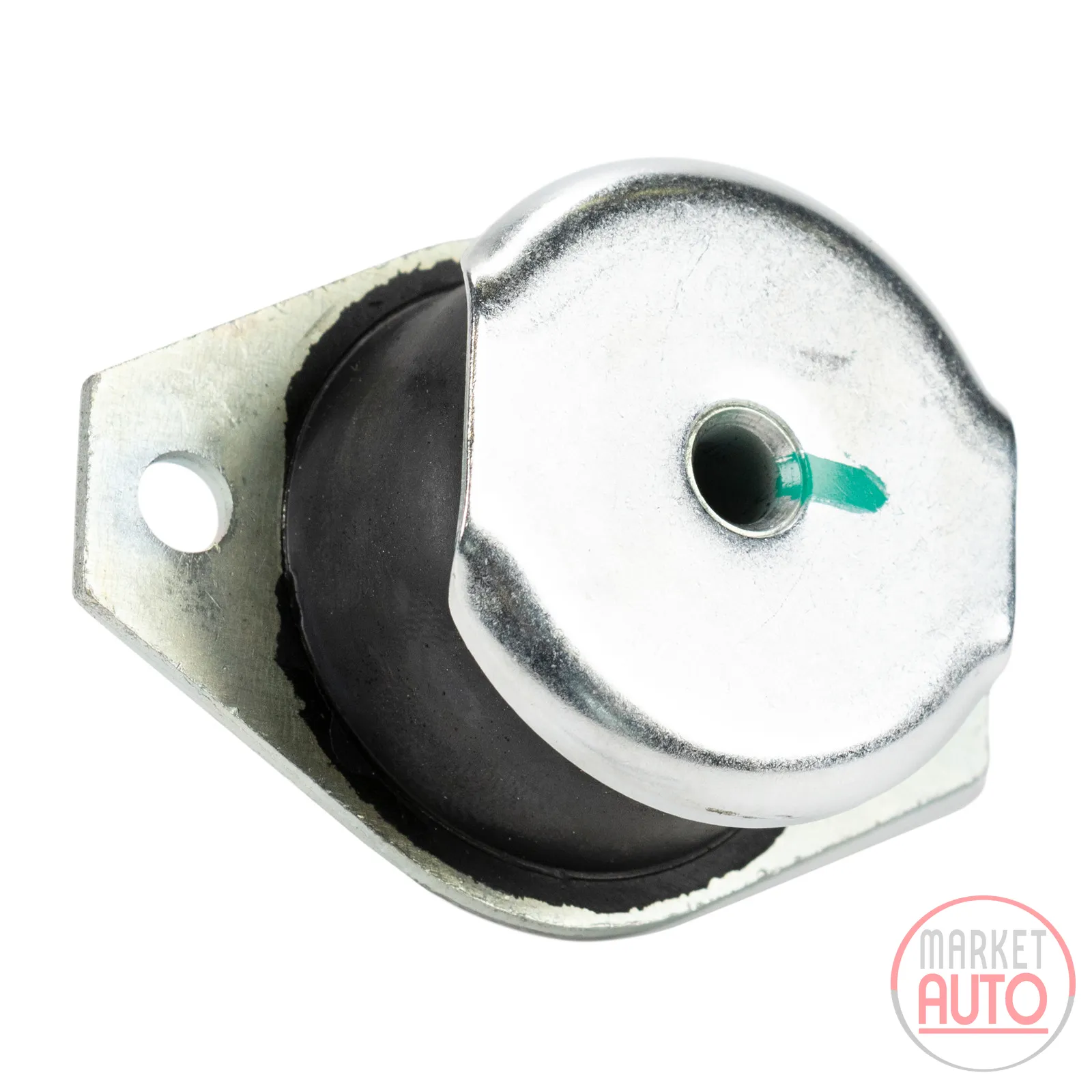 Rubber bearing engine mount