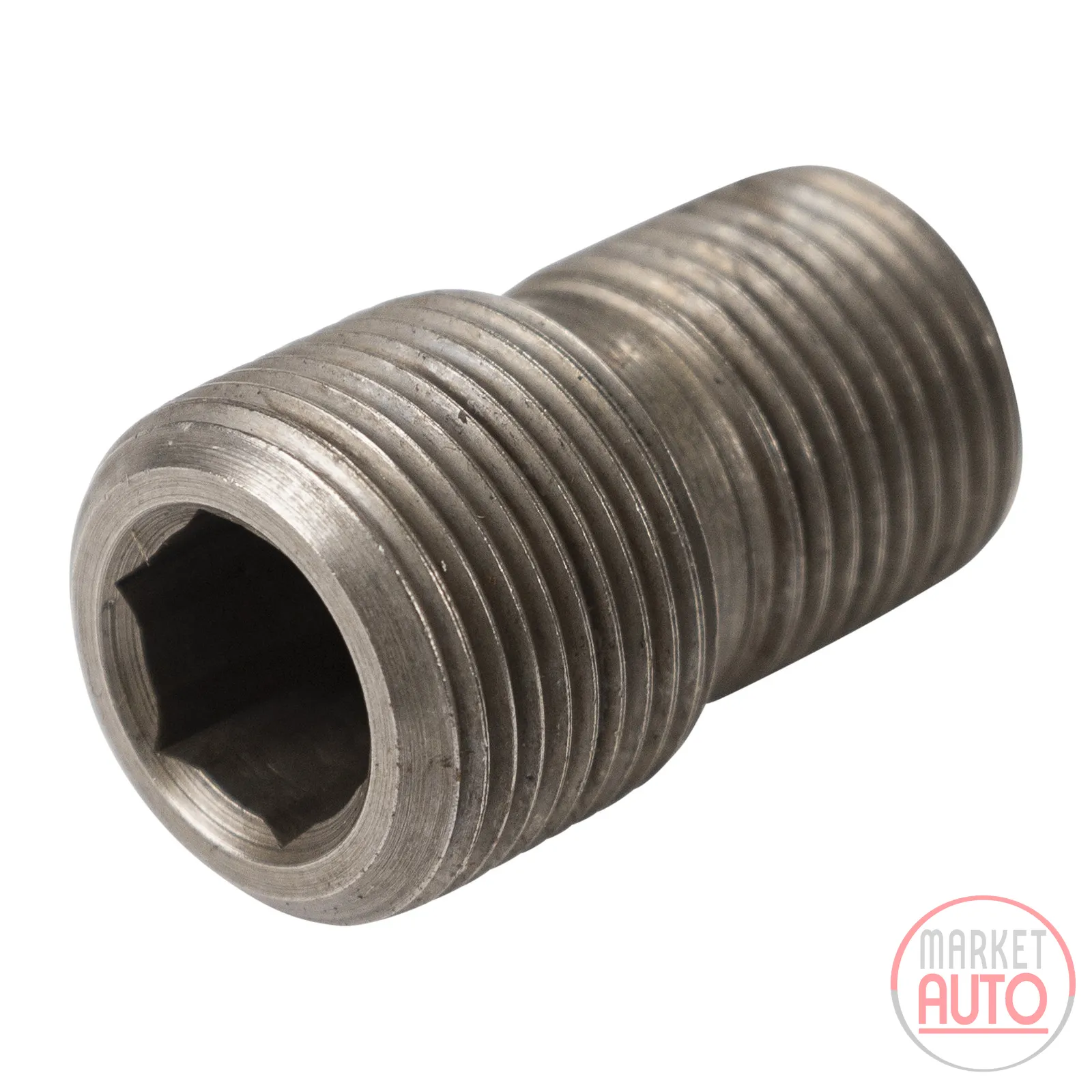 Threaded piece oil filter holder oil filter flange M 22 x 1.5
