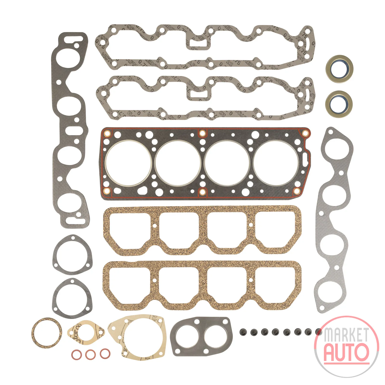 Cylinder head gasket kit with shaft seals engine code 132