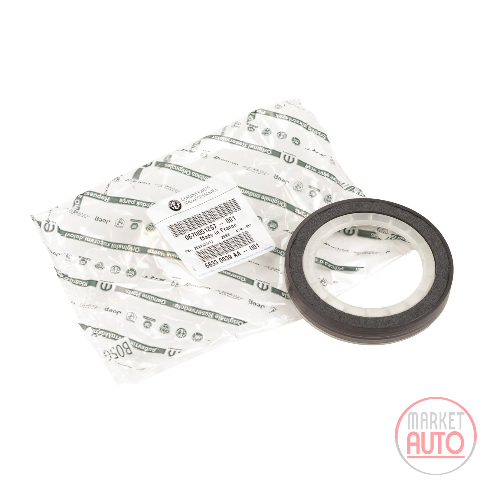 Shaft seal, crankshaft