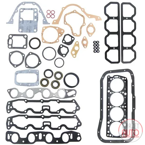 Engine gasket kit with shaft seal
