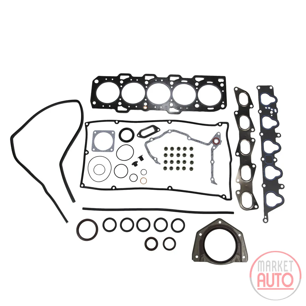 Engine gasket kit with shaft seal