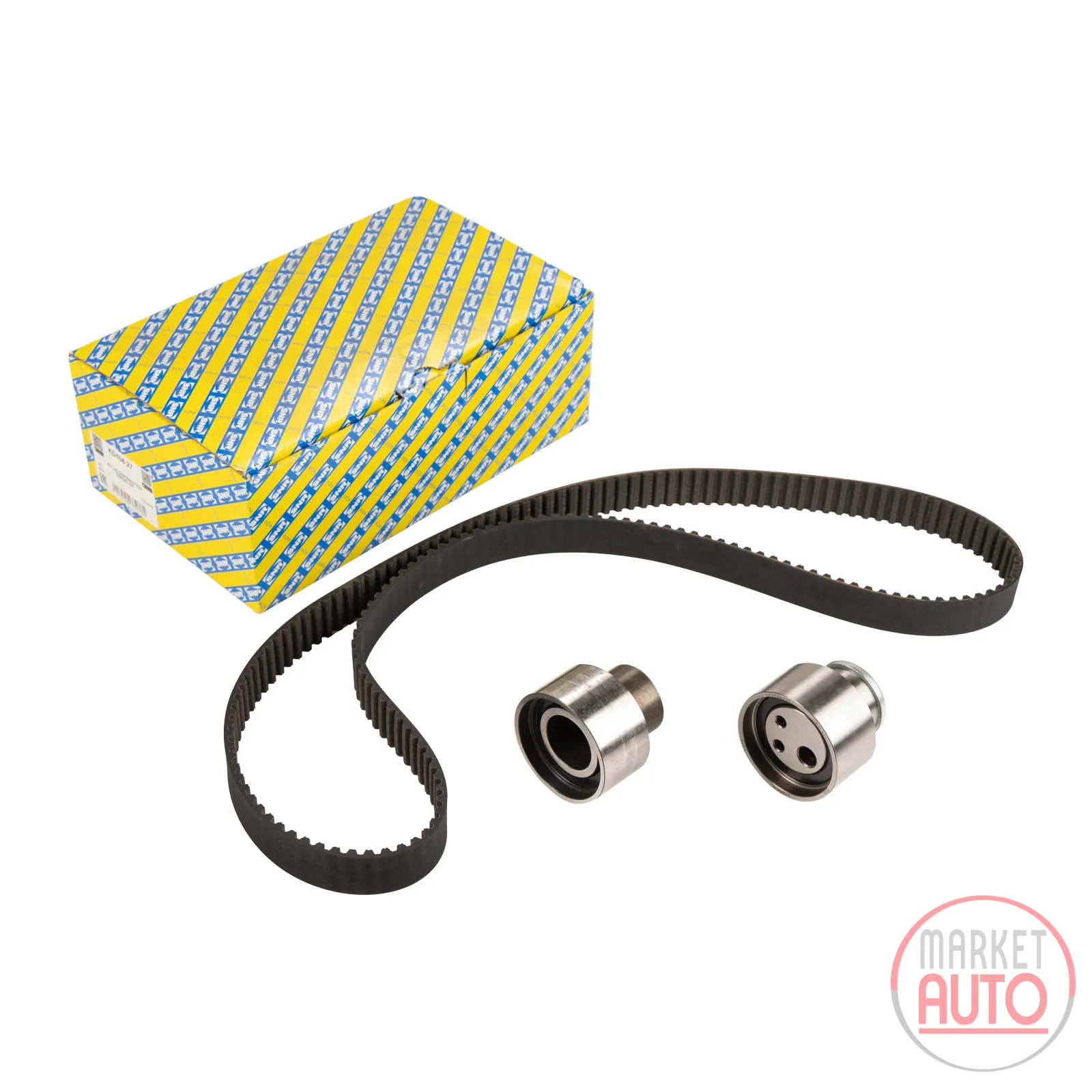 Timing belt set with 2 pulleys NTN-SNR
