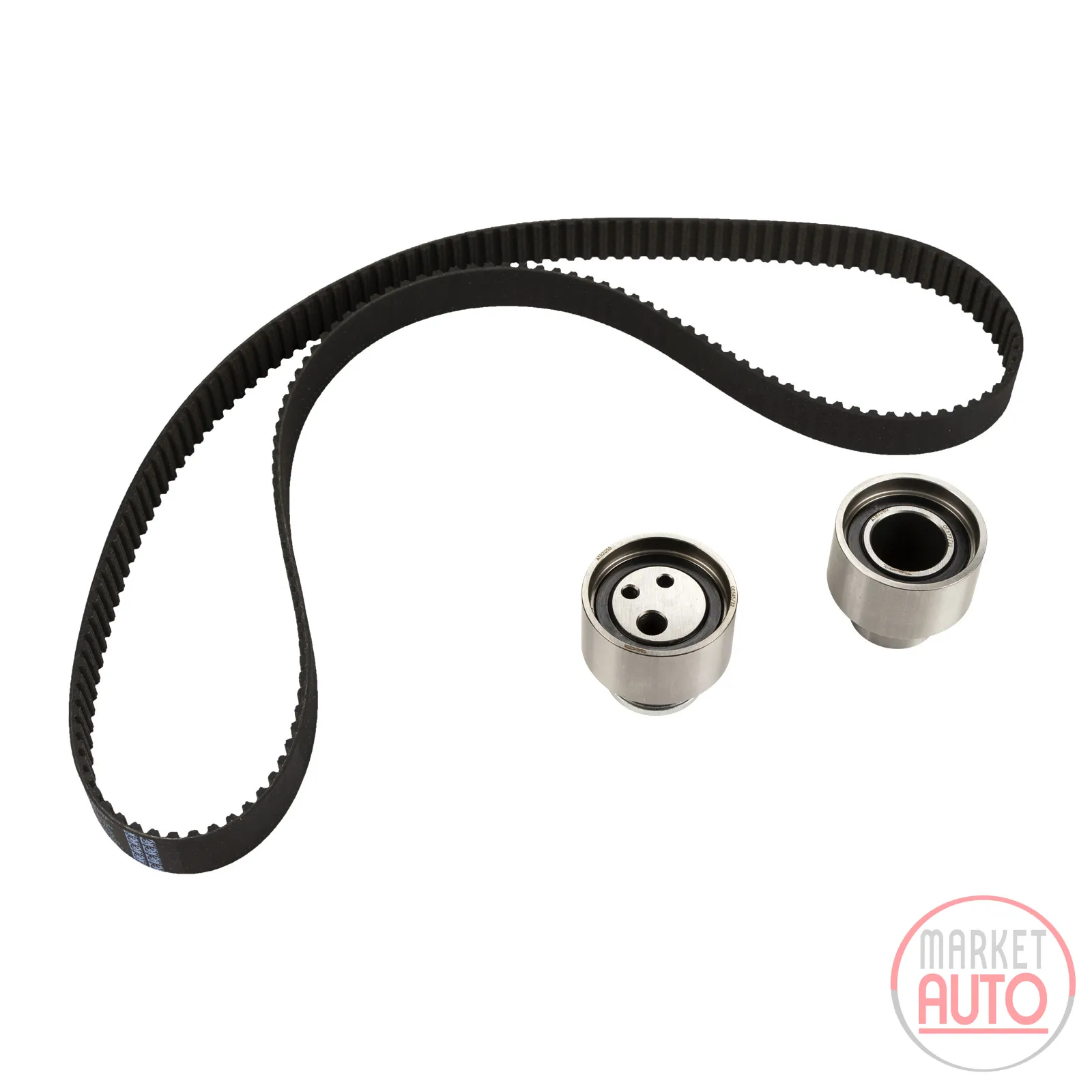 Timing belt set with 2 idler pulleys DAYCO