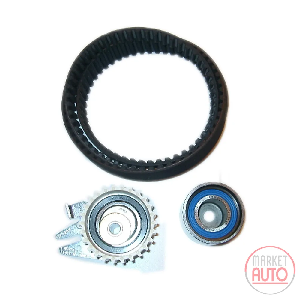 Timing belt set with 2 idler pulleys DAYCO