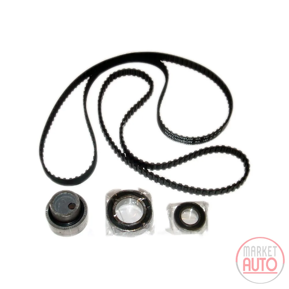 Timing belt set 3 rollers 2 belts
