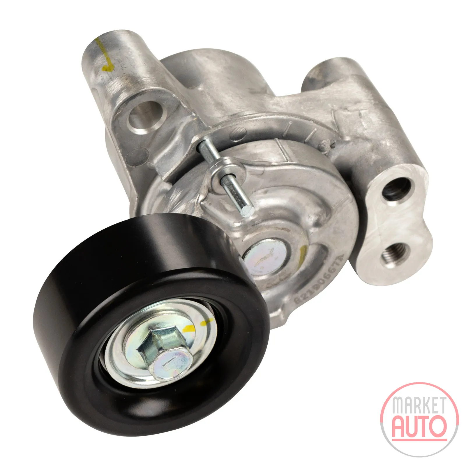 Belt tensioner with tension pulley