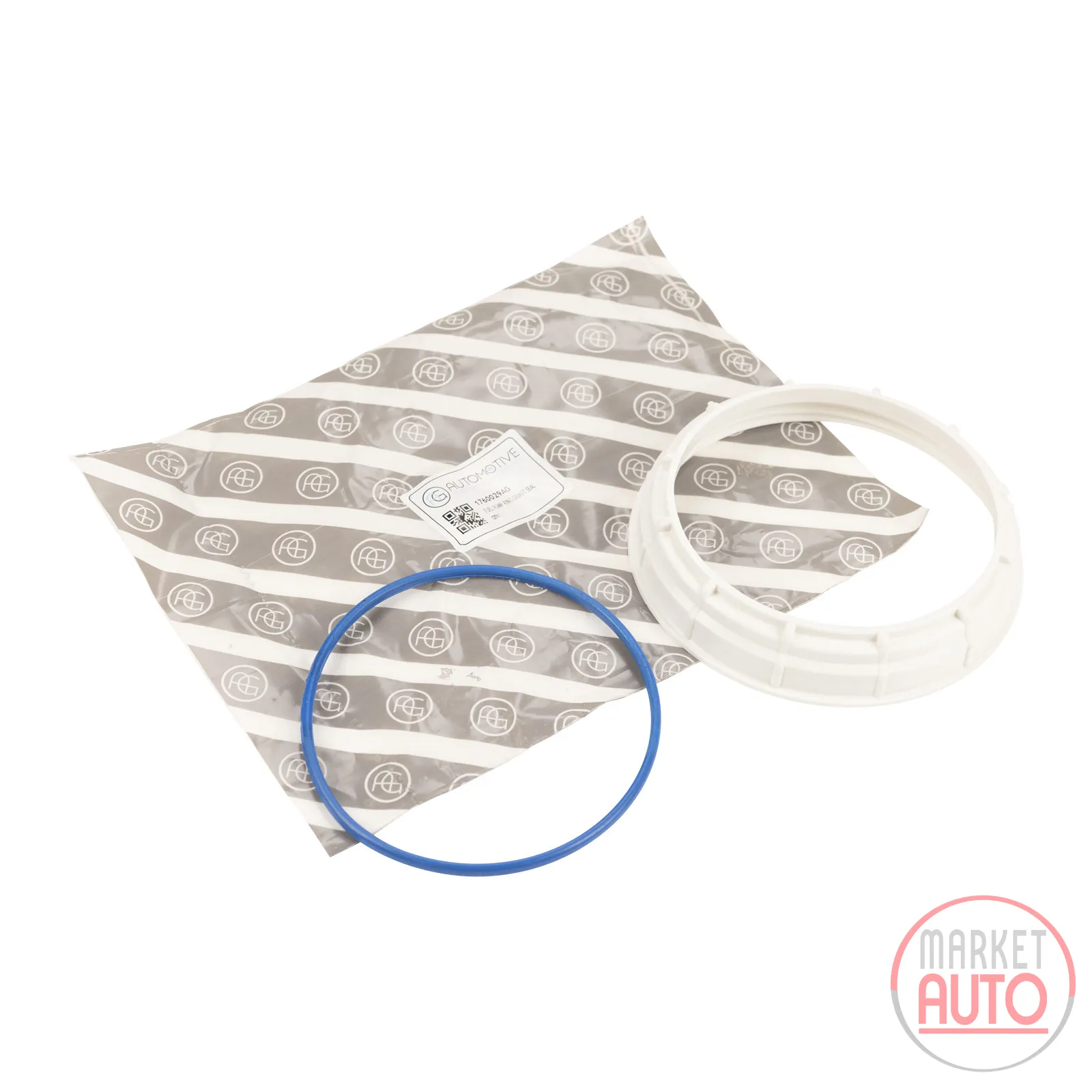 Threaded ring with seal for fuel pump