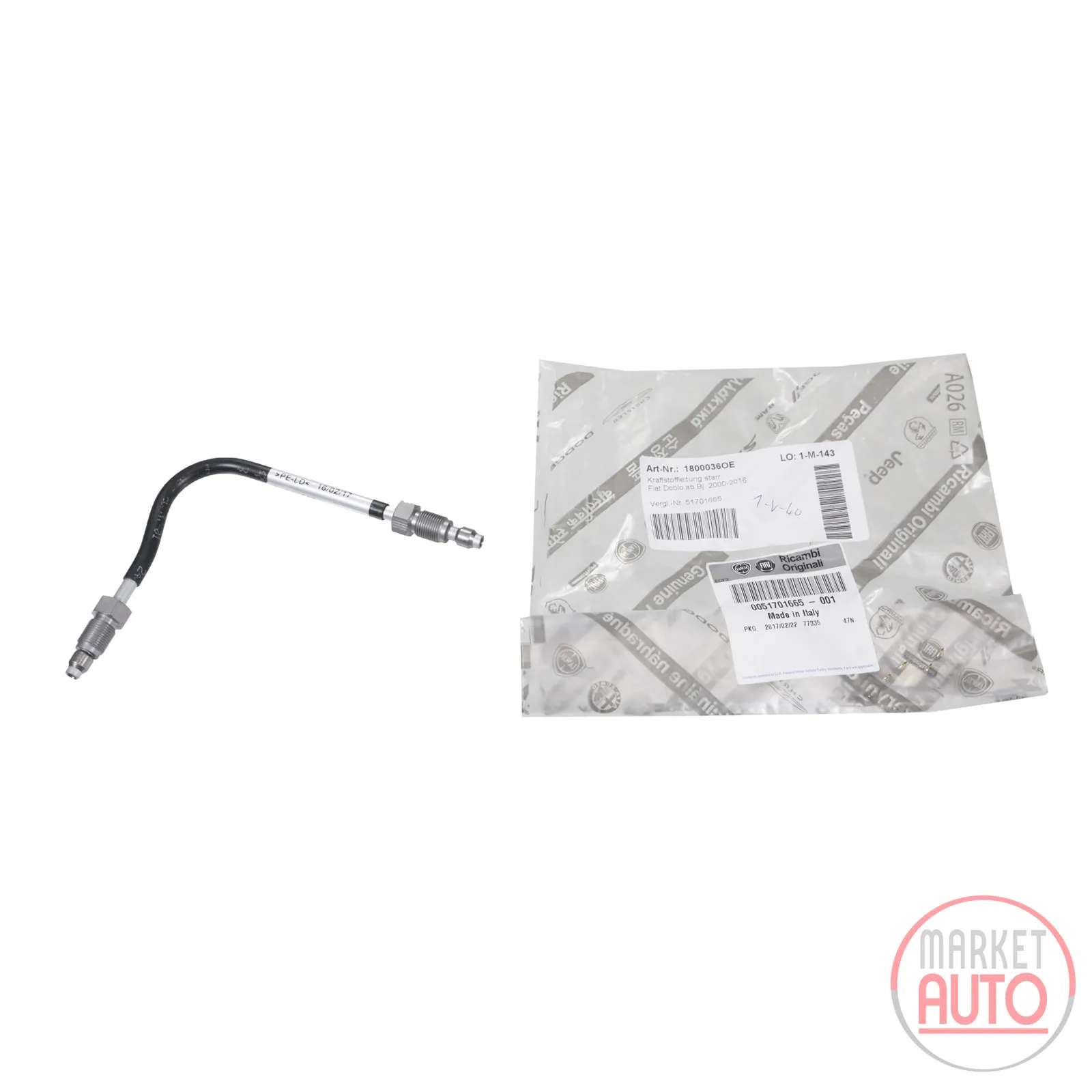 Fuel line rigid