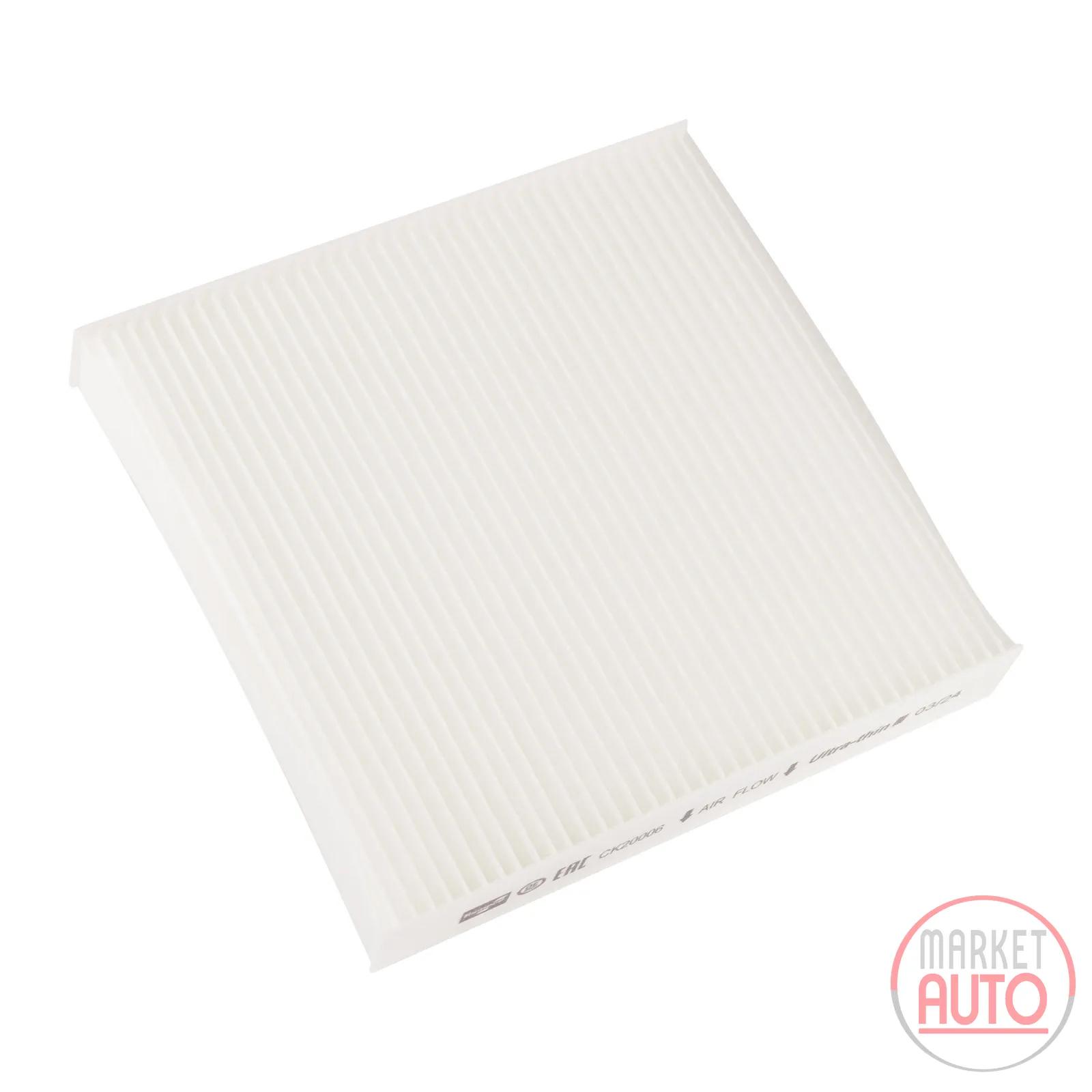 Interior air filter L=194 W=188 H=30 mm
