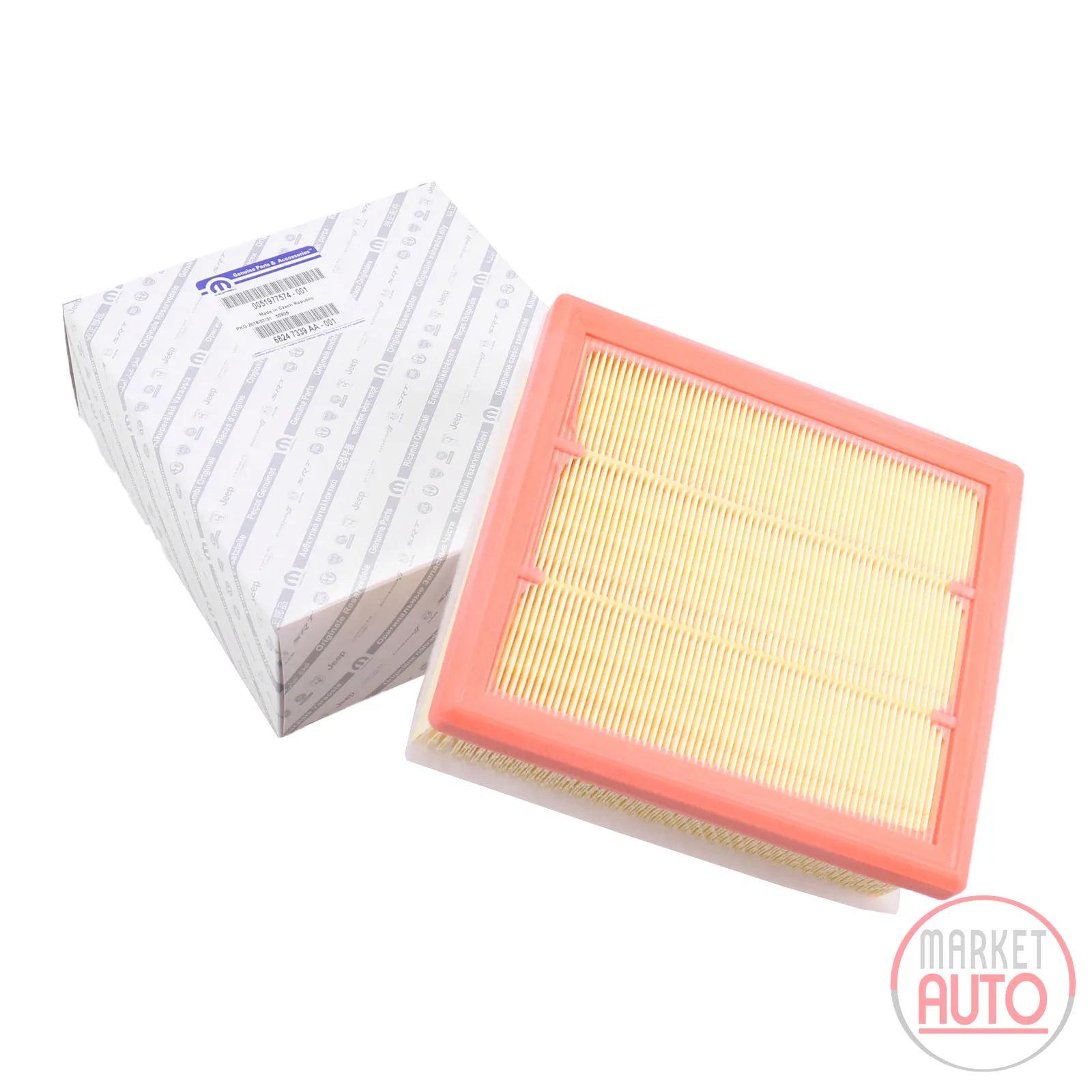 Air filter insert square original