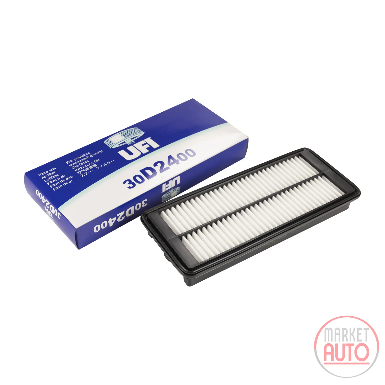 Square air filter insert UFI