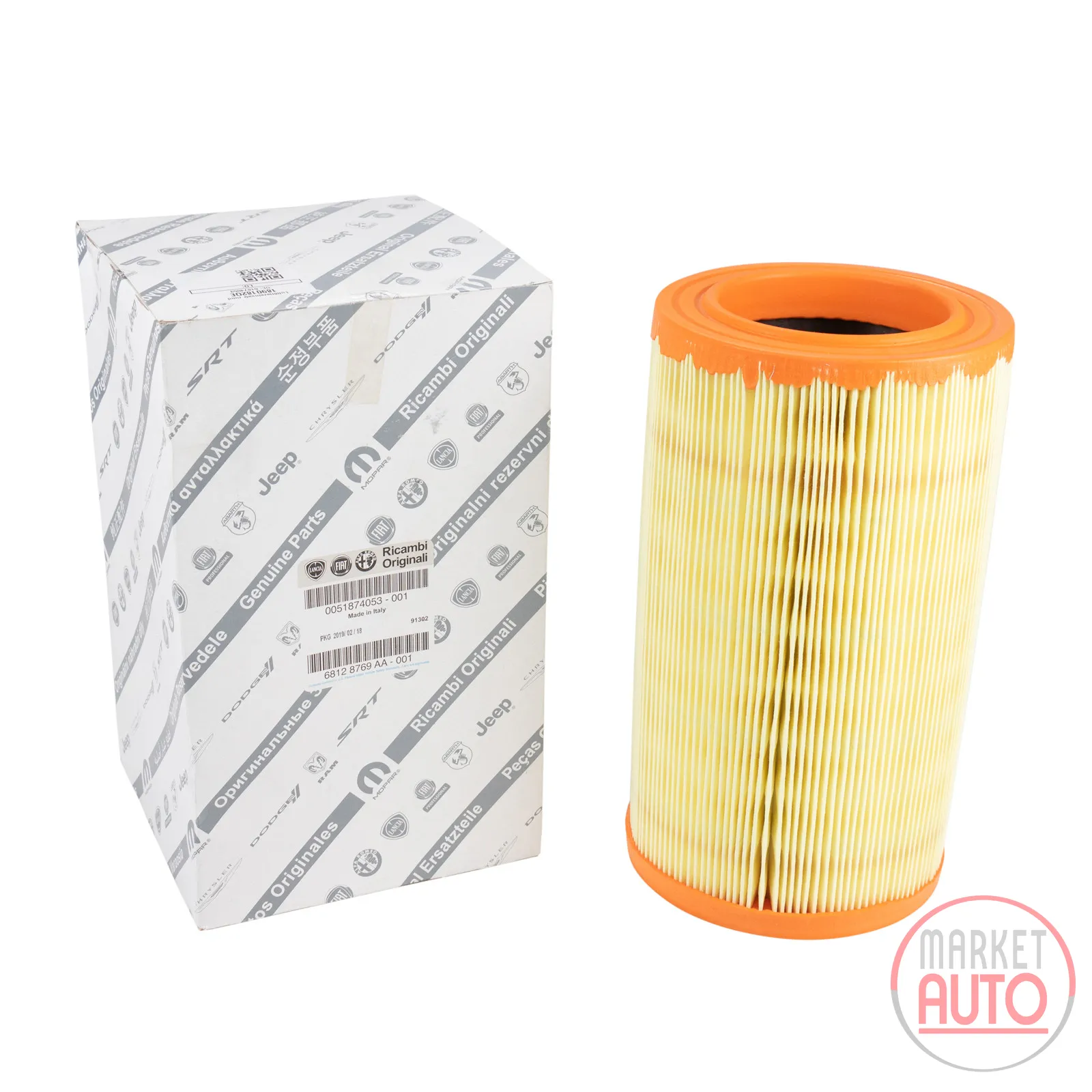 Air filter insert round