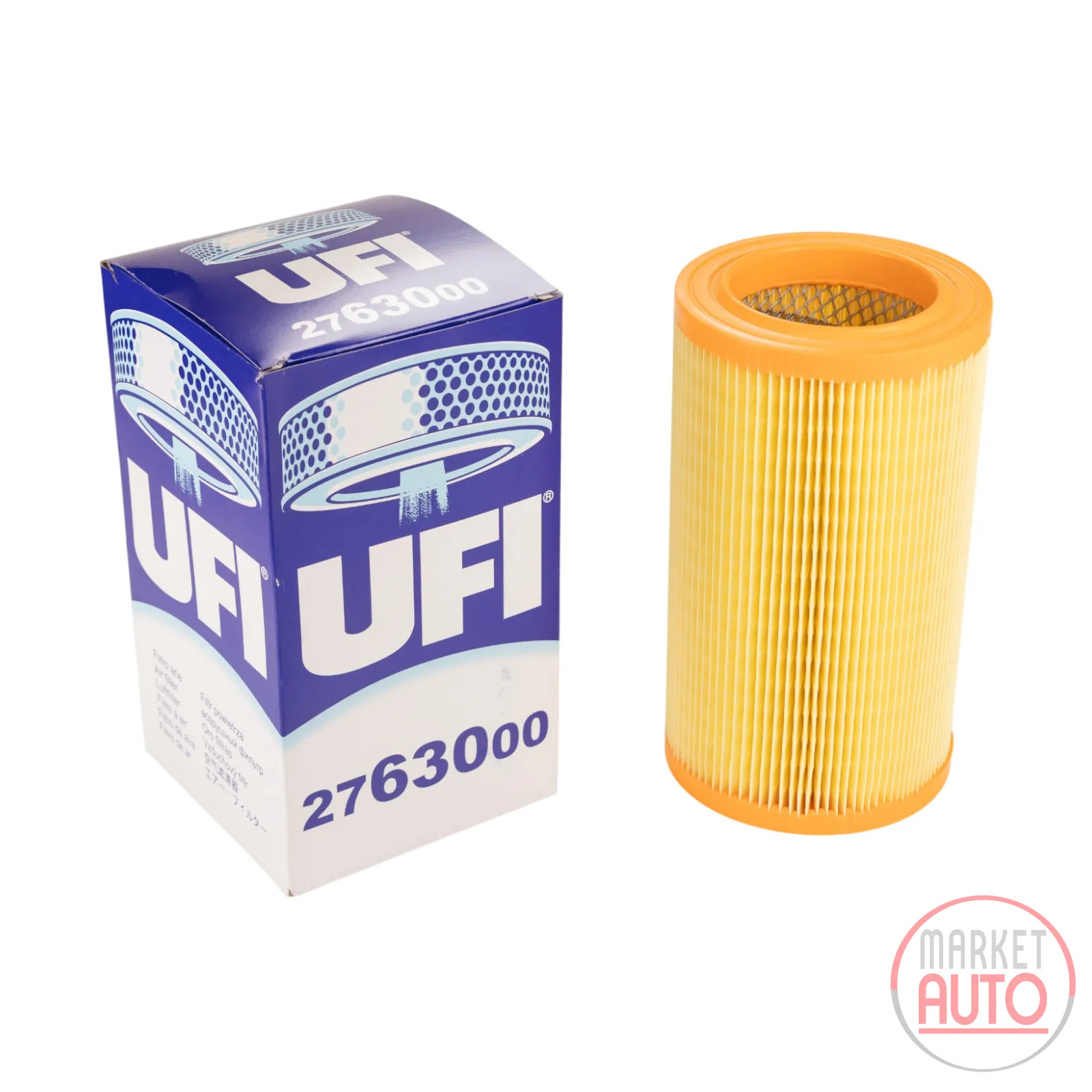 Round air filter insert