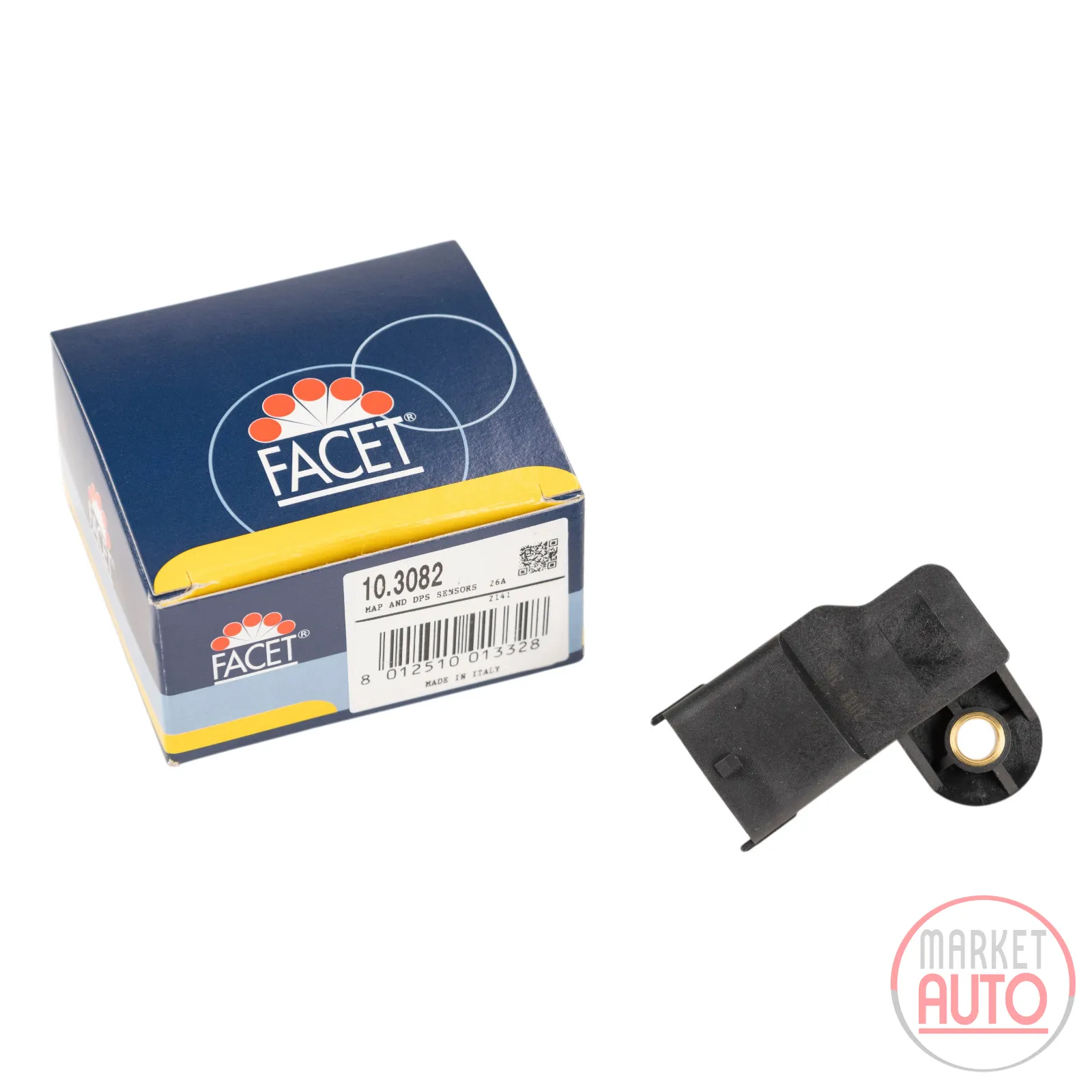 Boost pressure sensor for plastic manifolds