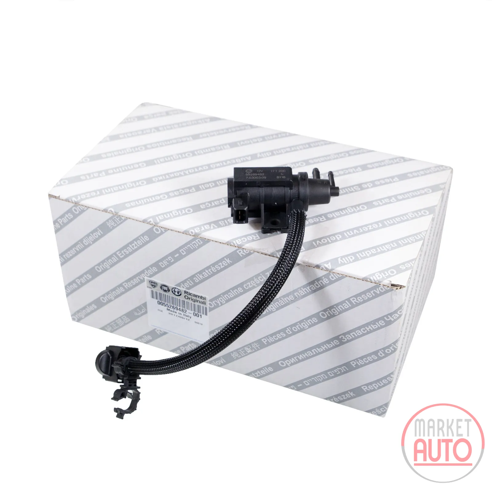 Boost pressure exhaust pressure sensor