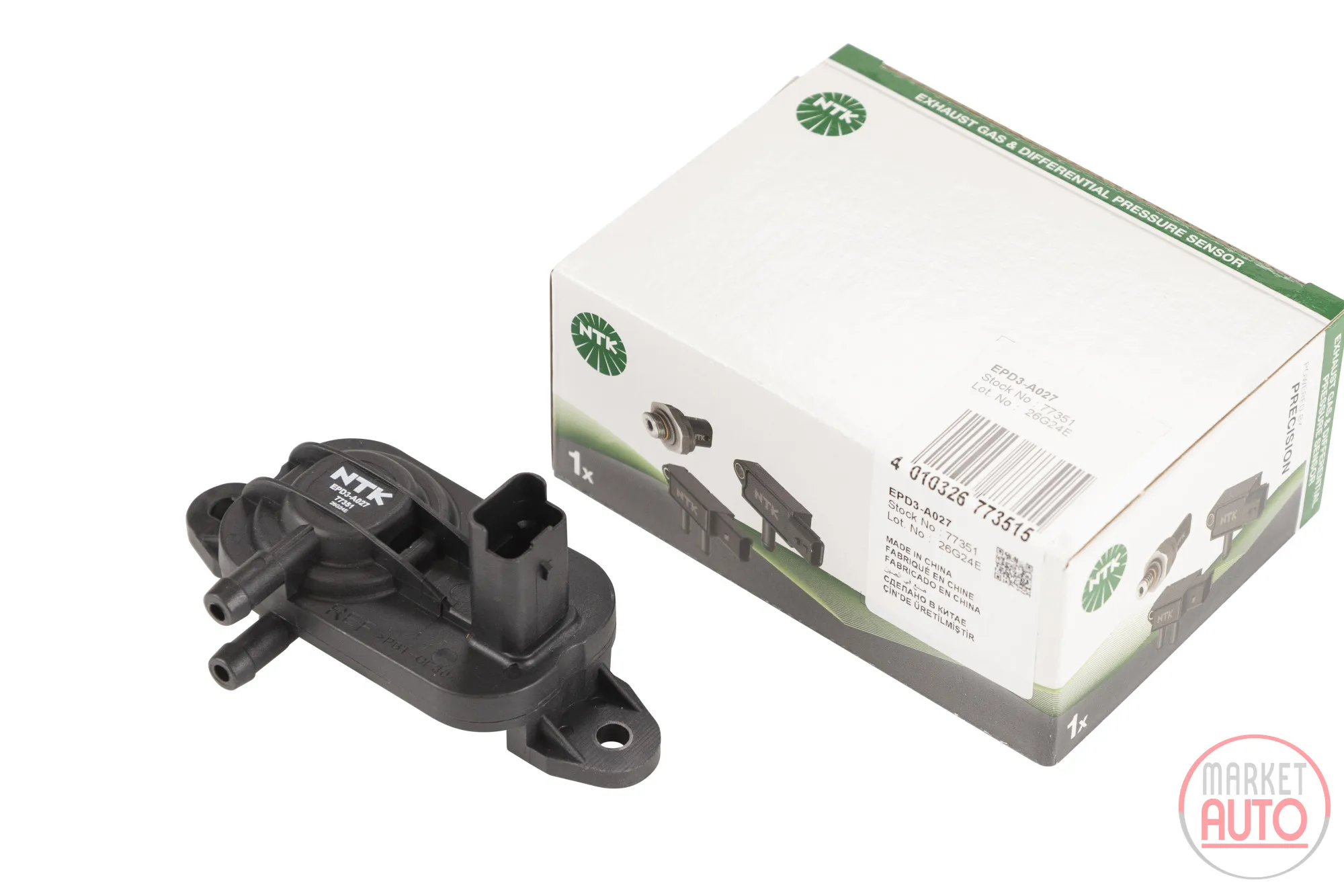 pressure sensor exhaust gas control electric
