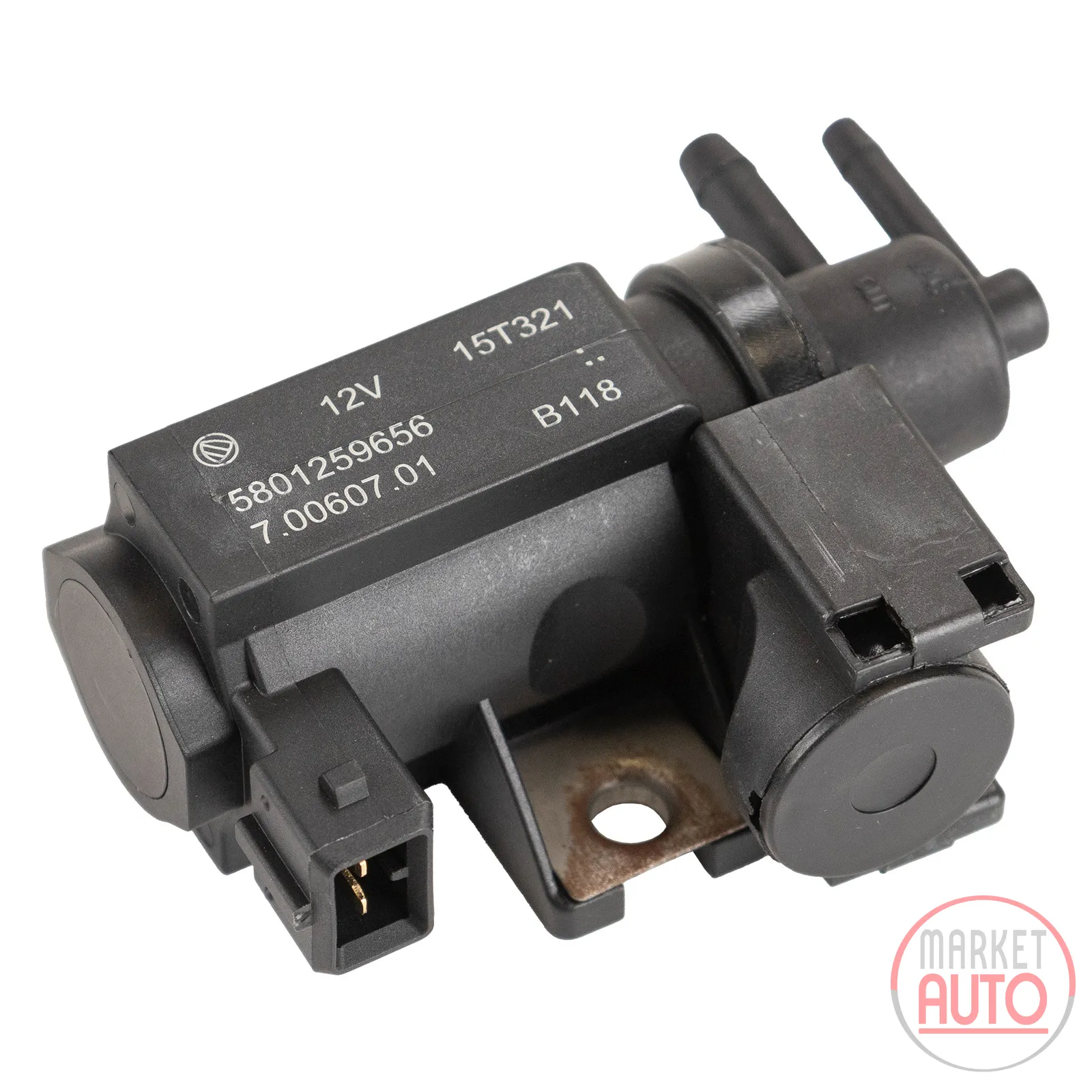 Pressure converter exhaust control electric