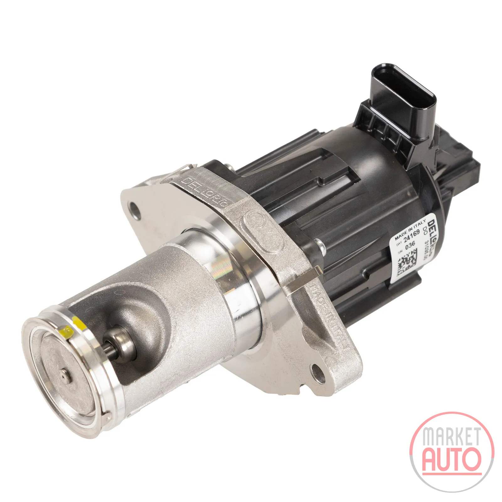 Throttle valve with EGR valve