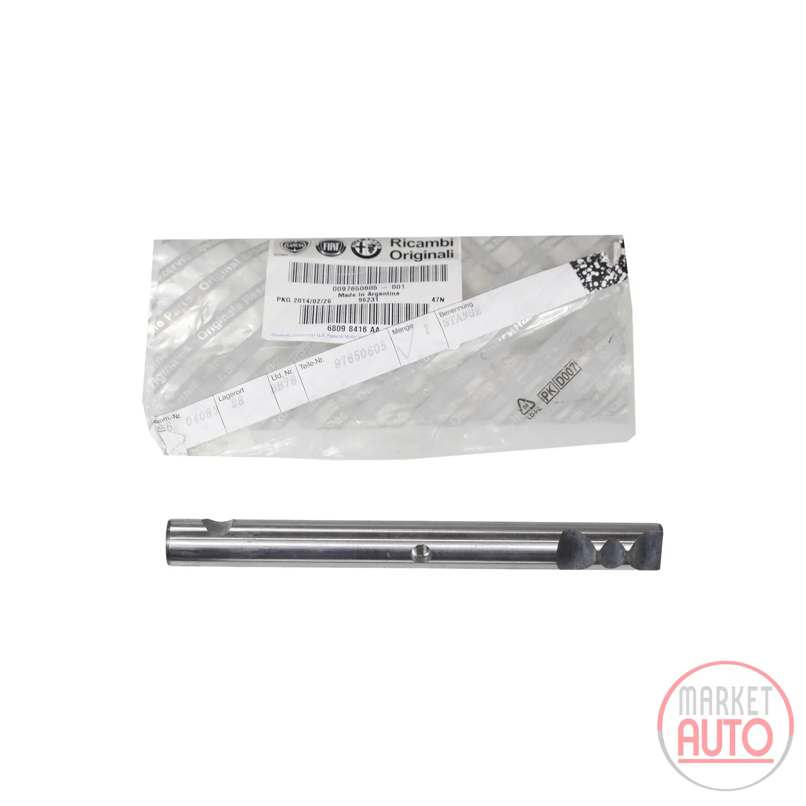Rod for the shift fork