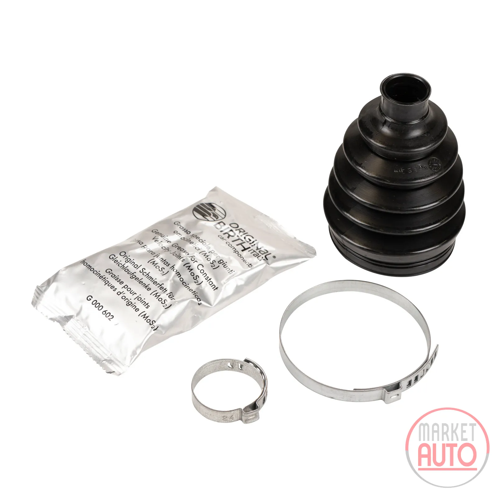 Axle boot kit outside