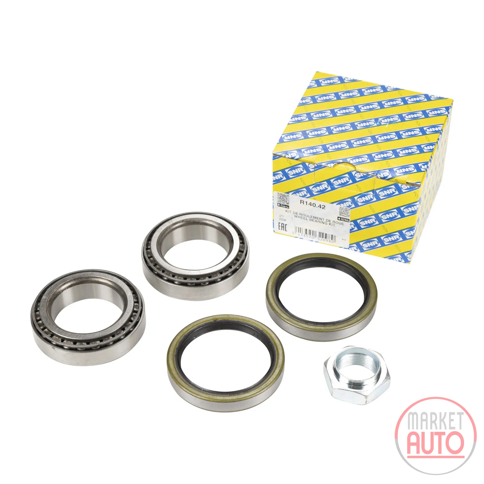Wheel bearing kit front (1 side) NTN-SNR