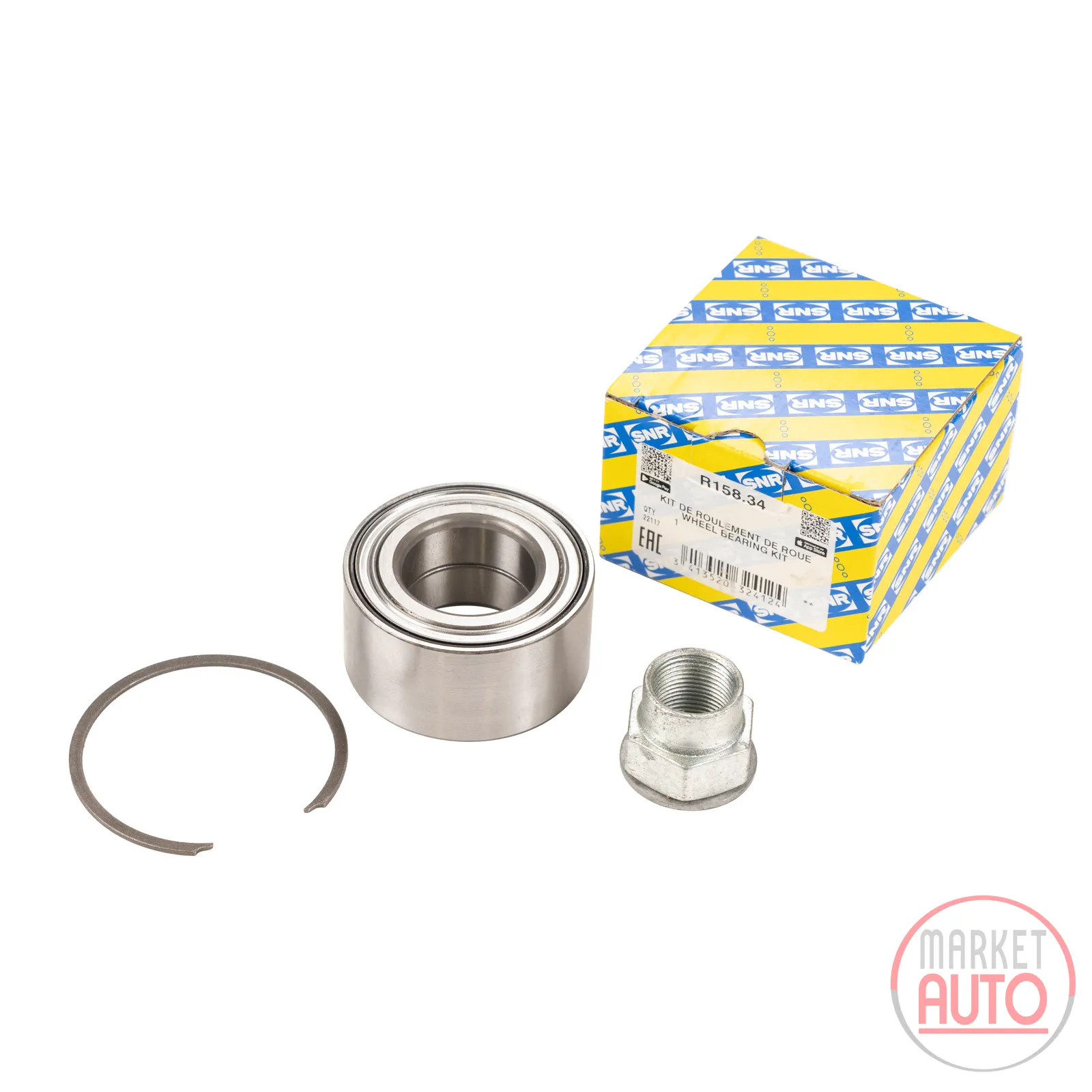 Wheel bearing kit front B=33 D1=66 D2=35 mm NTN-SNR
