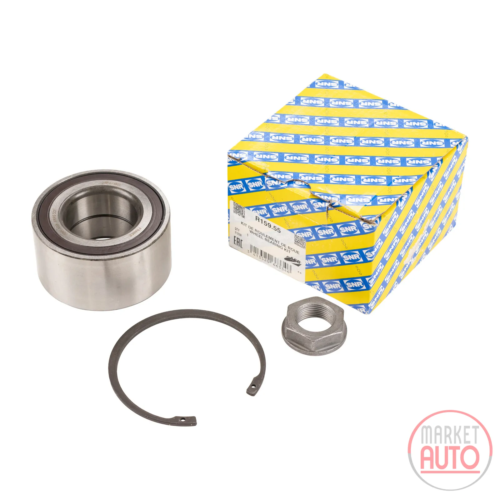 ABS sensor wheel bearing kit front NTN-SNR