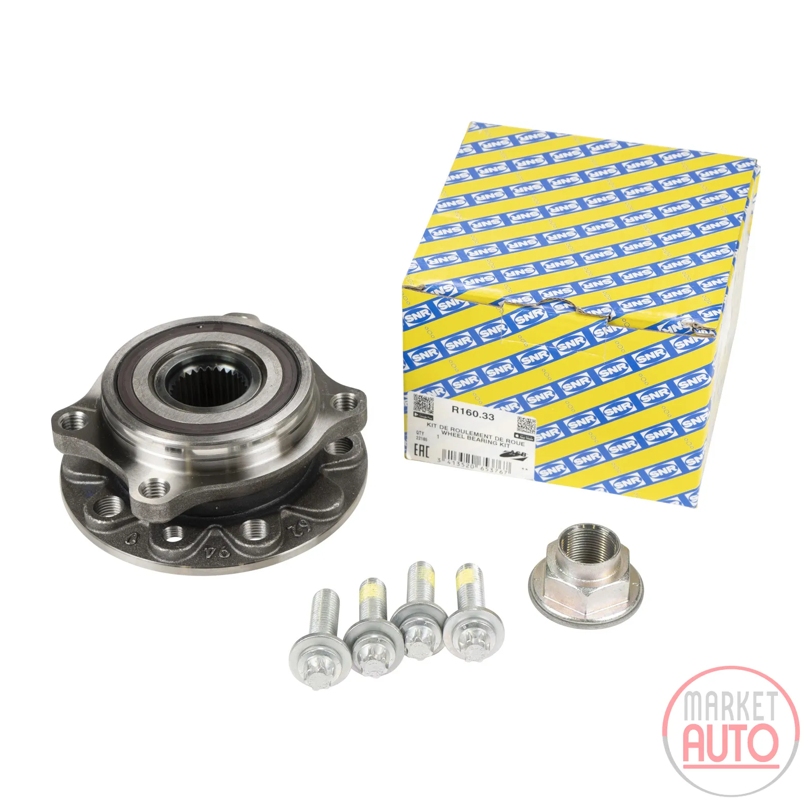 ABS sensor wheel bearing kit NTN-SNR