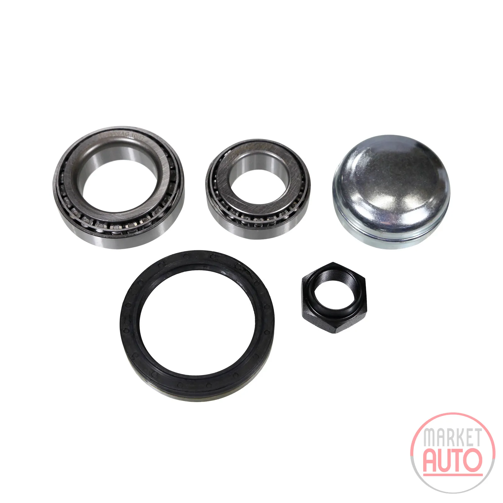 Rear wheel bearing kit (1 side) incl. grease cap