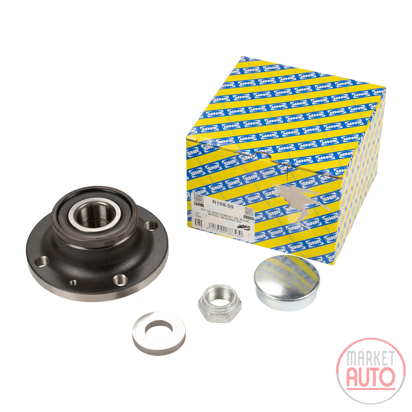 ABS sensor wheel hub kit rear NTN-SNR