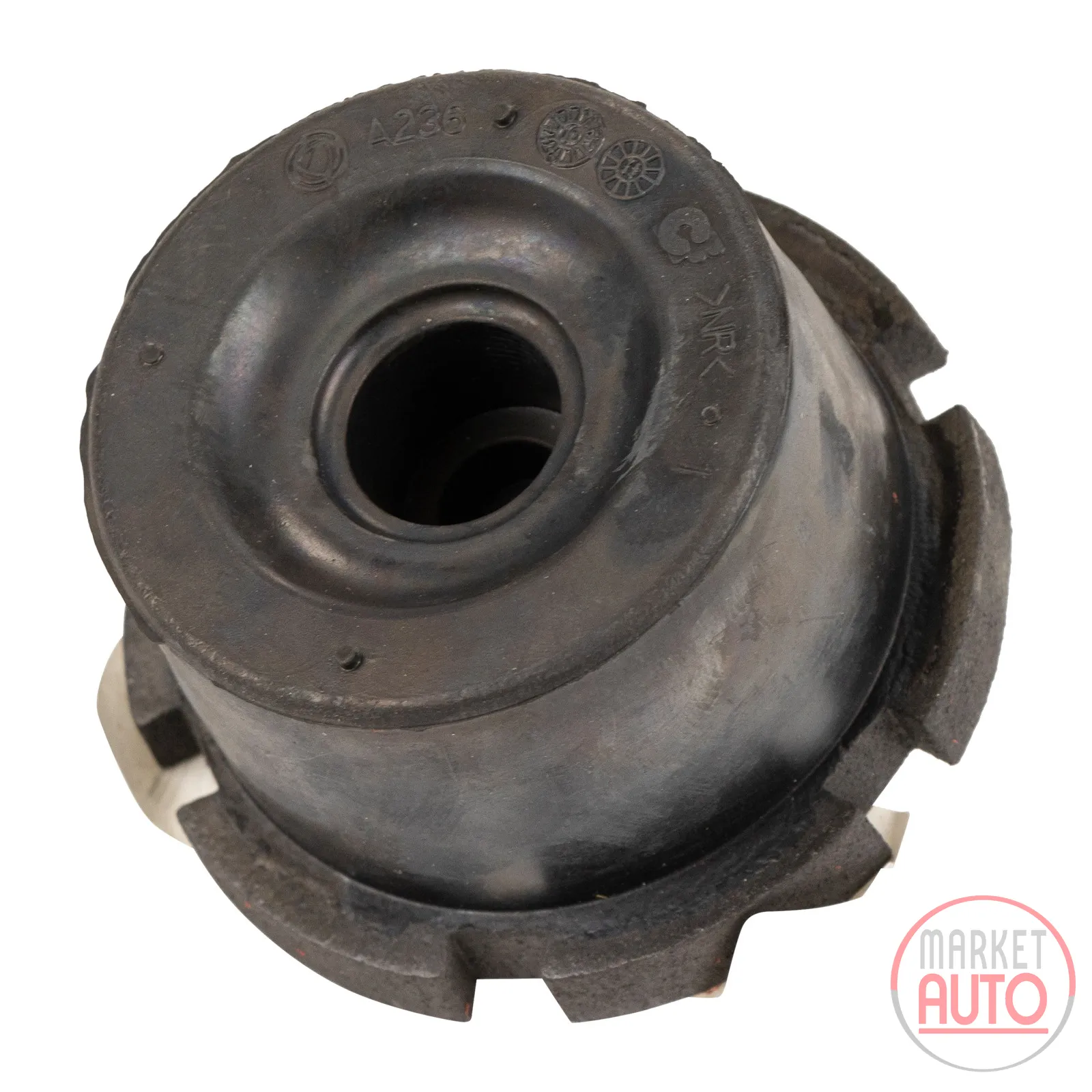 Rear axle stop rubber