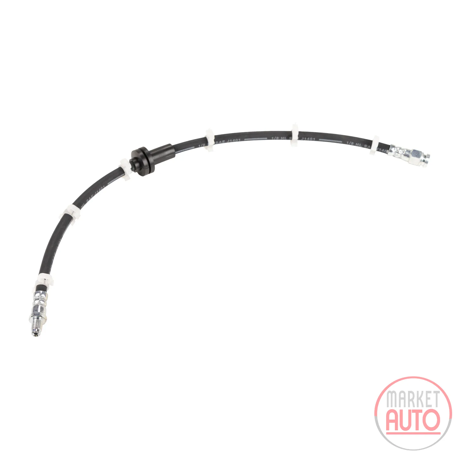 Brake hose front L=582 mm 2x M10 x1.00 mm thread