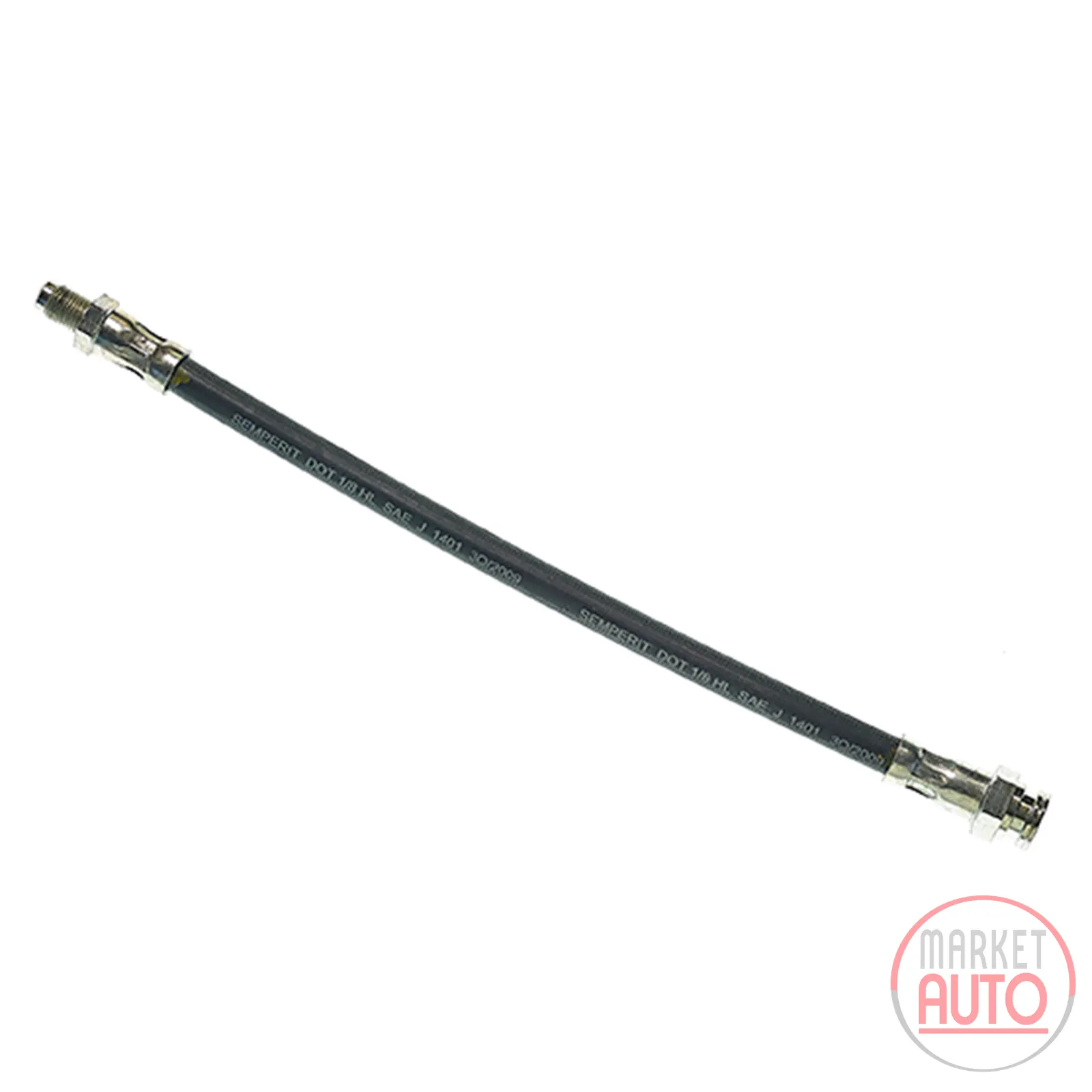 Brake hose rear L=285 mm 2X M10 X 1.00 mm thread