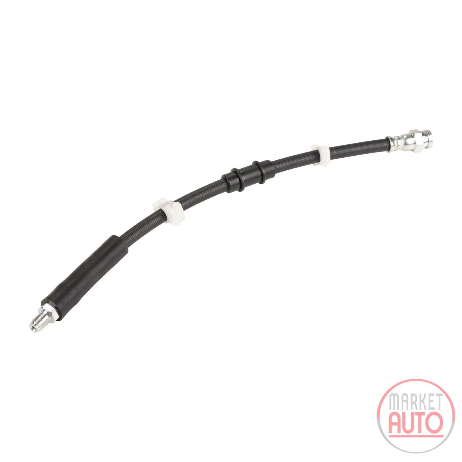Brake hose front L=385 mm 2X M10 X 1.00 mm thread