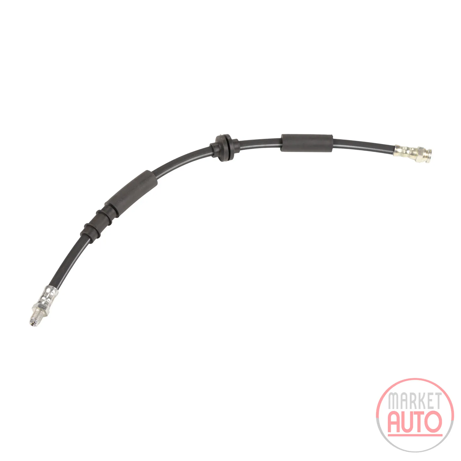 Brake hose front L=524 mm 2X M10 X 1.00 mm thread