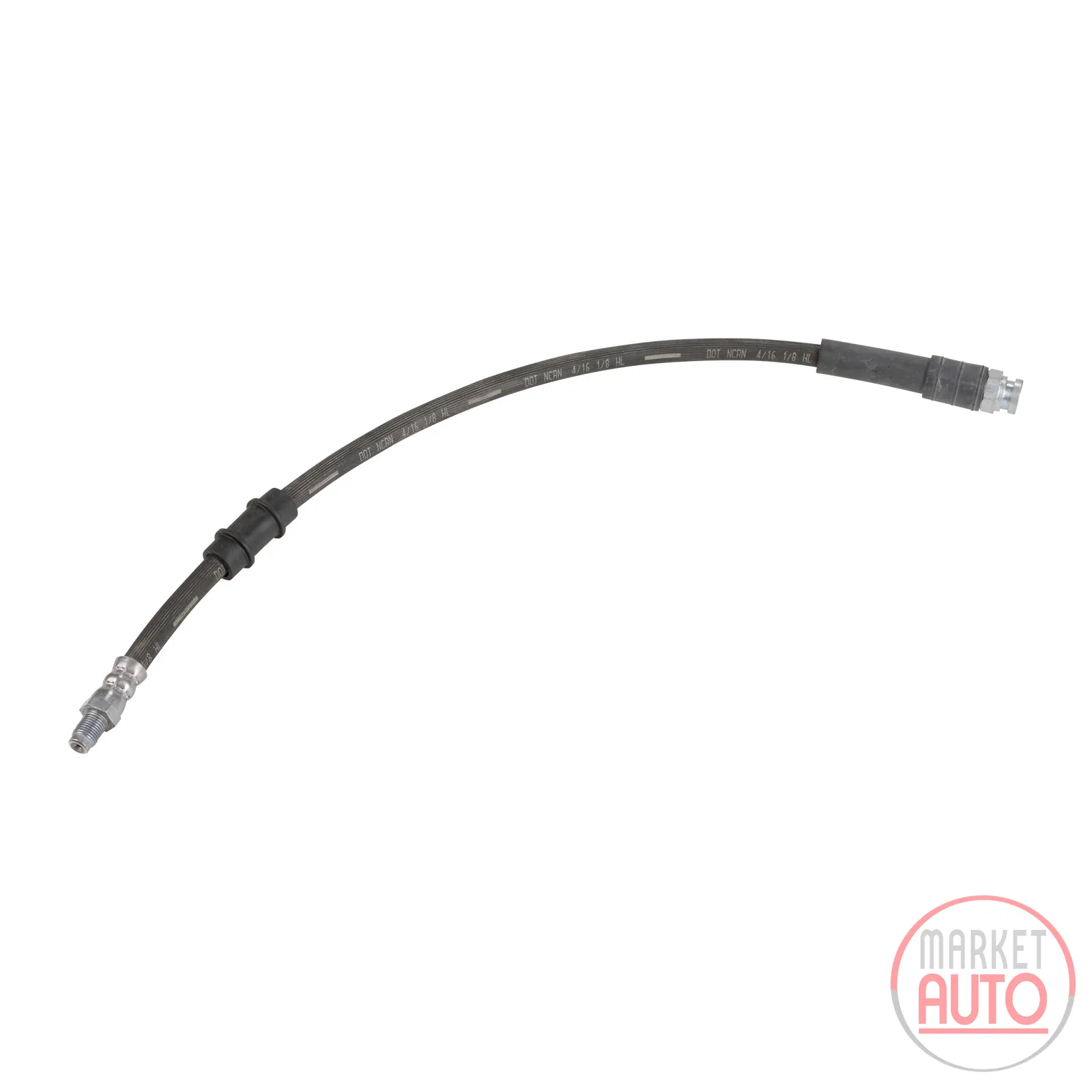 Brake hose rear L=360 mm 2X M10 X 1.00 mm thread