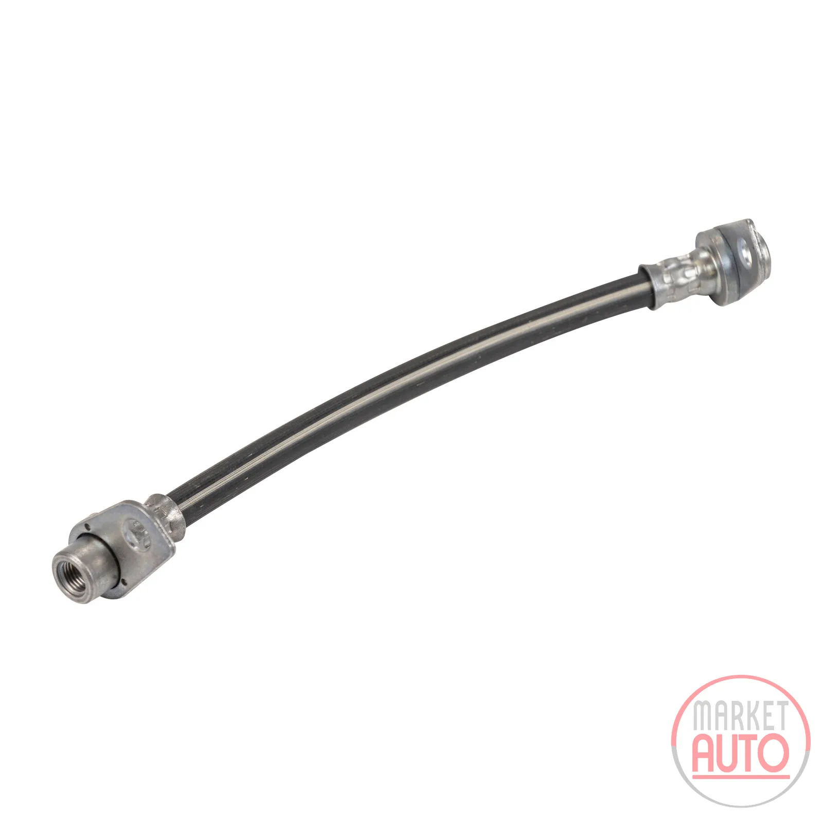 Brake hose rear center L=260 mm 2X 3/8",-24 UNF