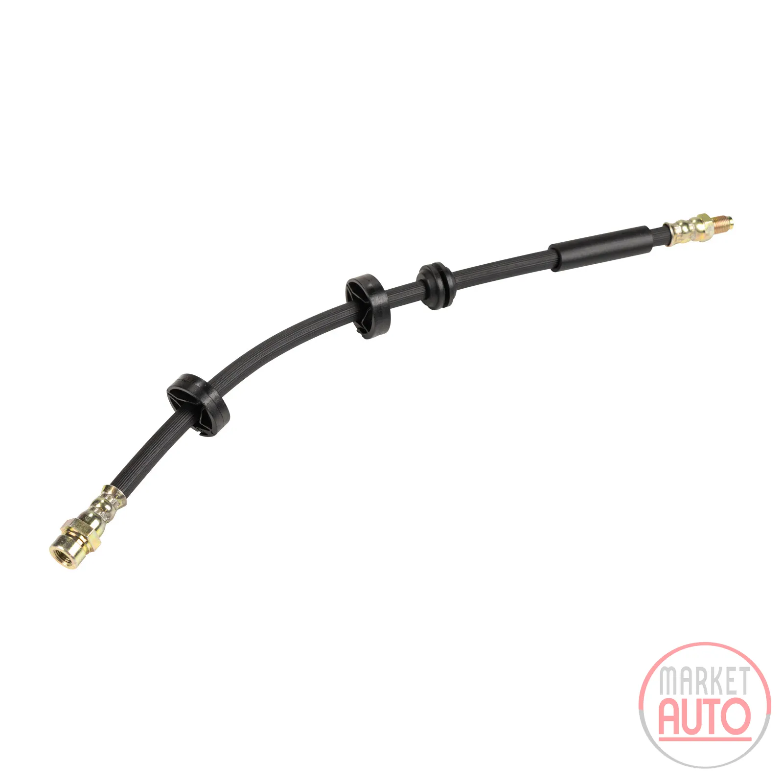 Brake hose front L=420 mm 2X M10 X 1.00 mm thread