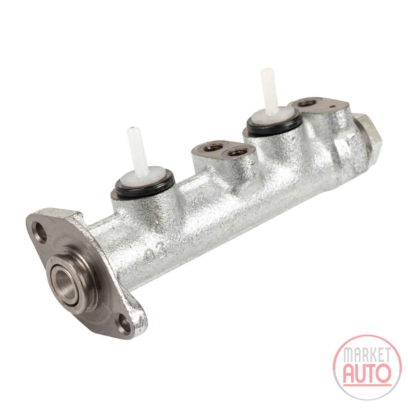 Master brake cylinder 2-circuit 3 X M10 X 1.25 thread