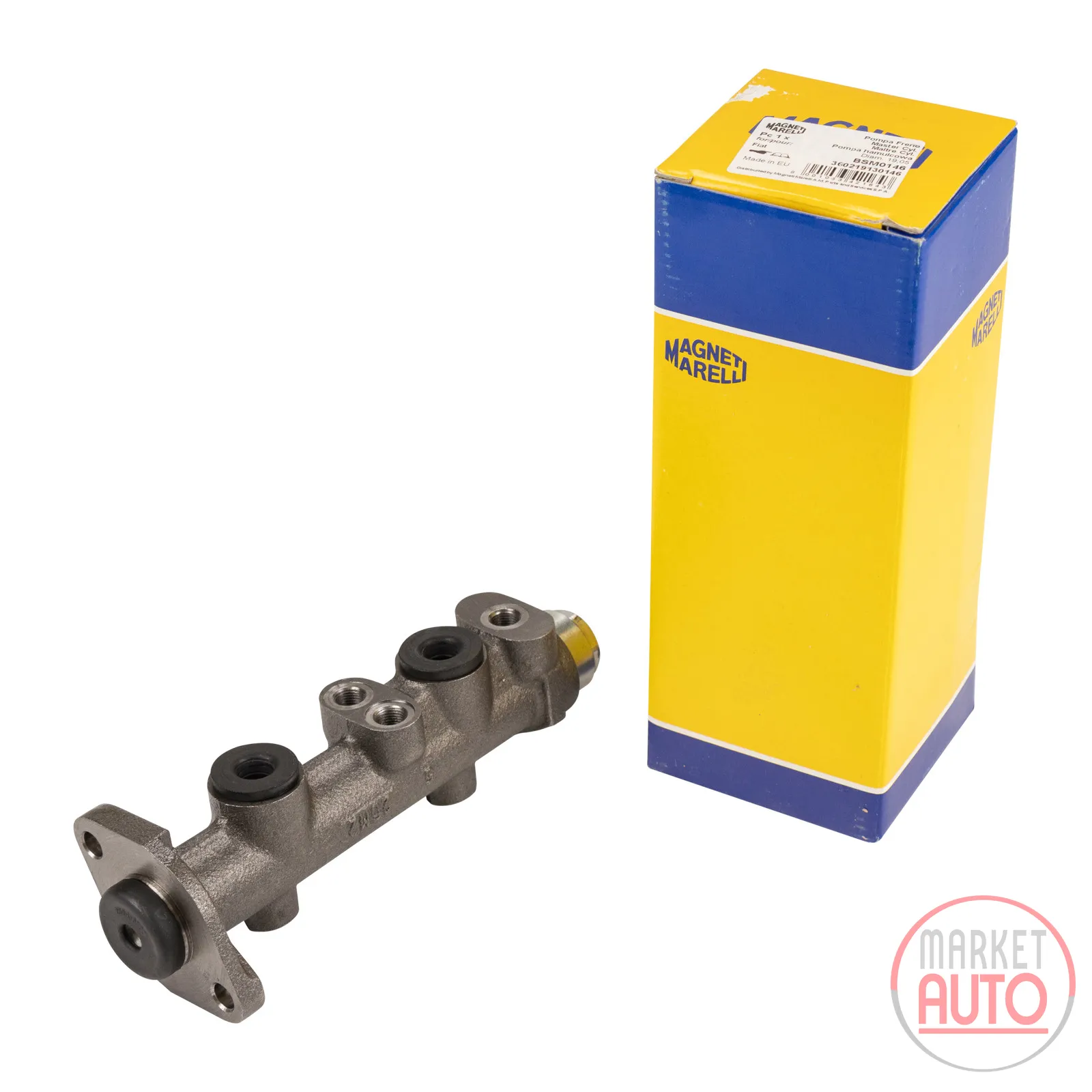 Master brake cylinder Magneti Marelli 2-circuit 19.05 mm