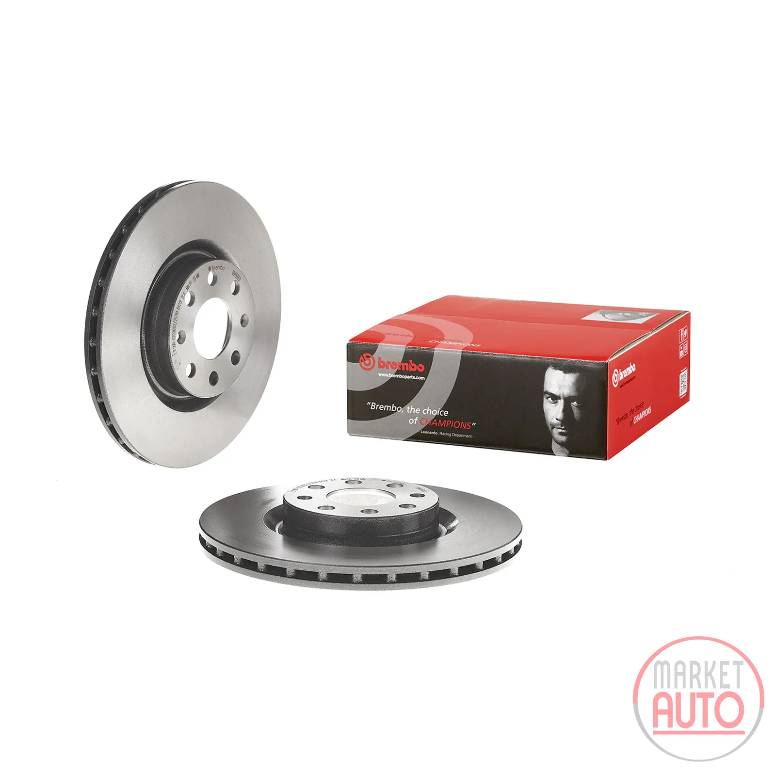 Front brake disc coated bell ftet 284mm Brembo