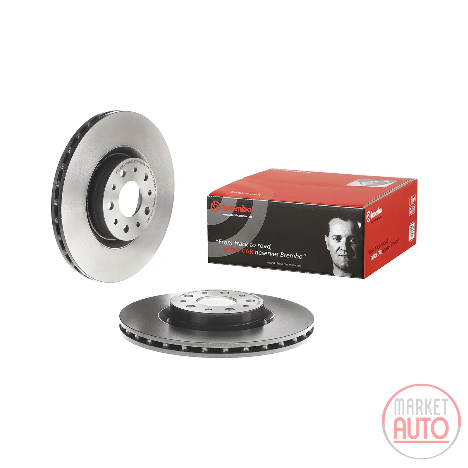 Front brake disc 284 mm Brembo
