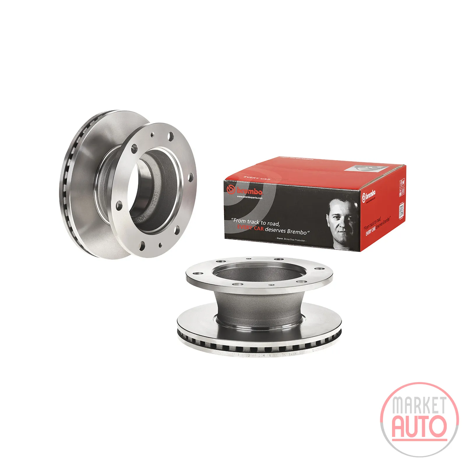 Brake disc 330 mm ventilated Brembo