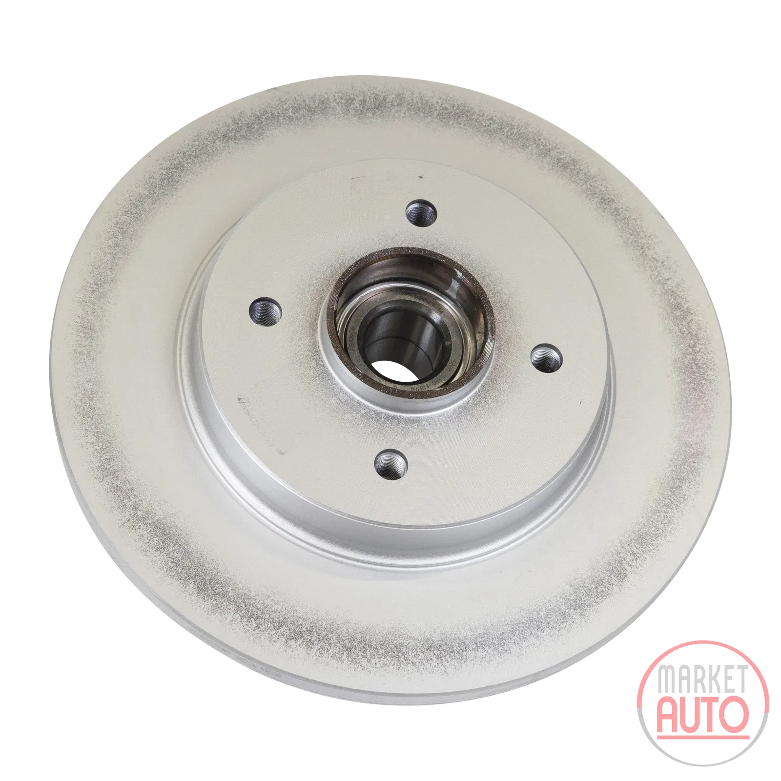 Rear brake disc with wheel bearing+ABS PSA OE (424946)