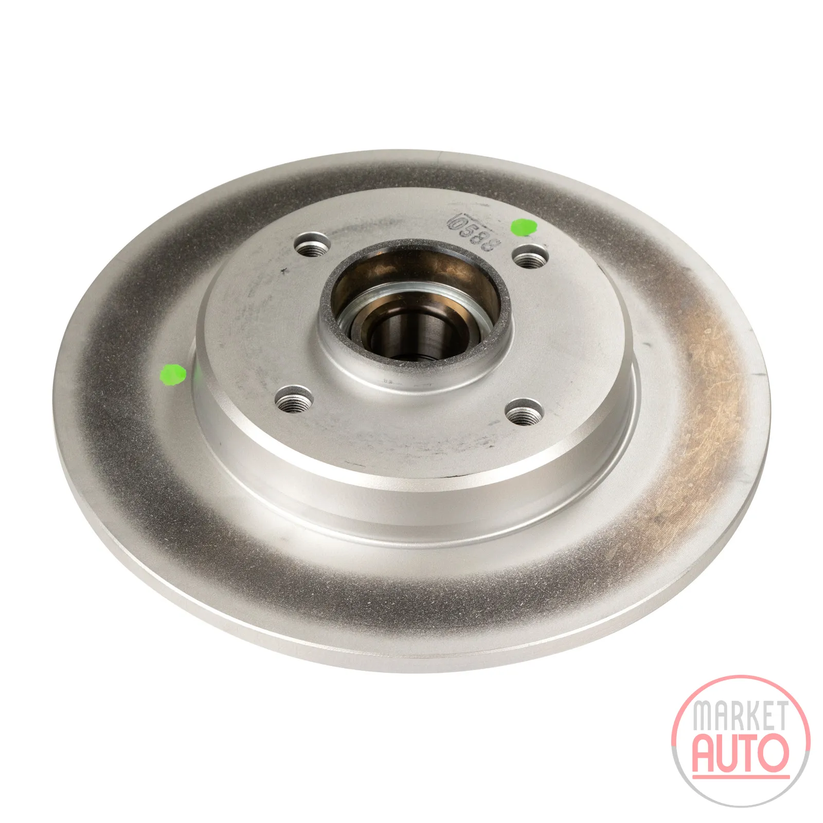 Rear brake disc with wheel bearing+ABS PSA OE (424932)