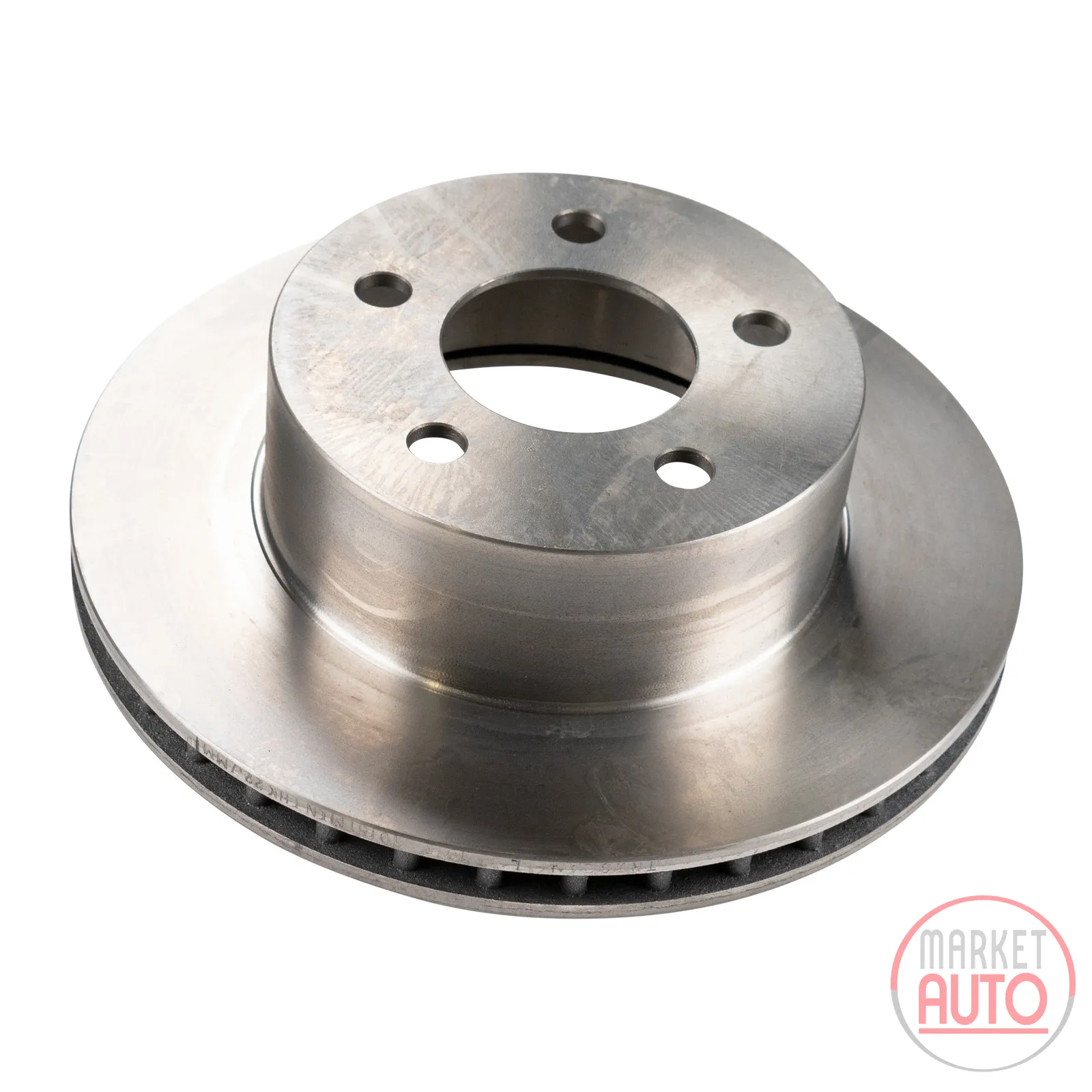 Front brake disc ventilated
