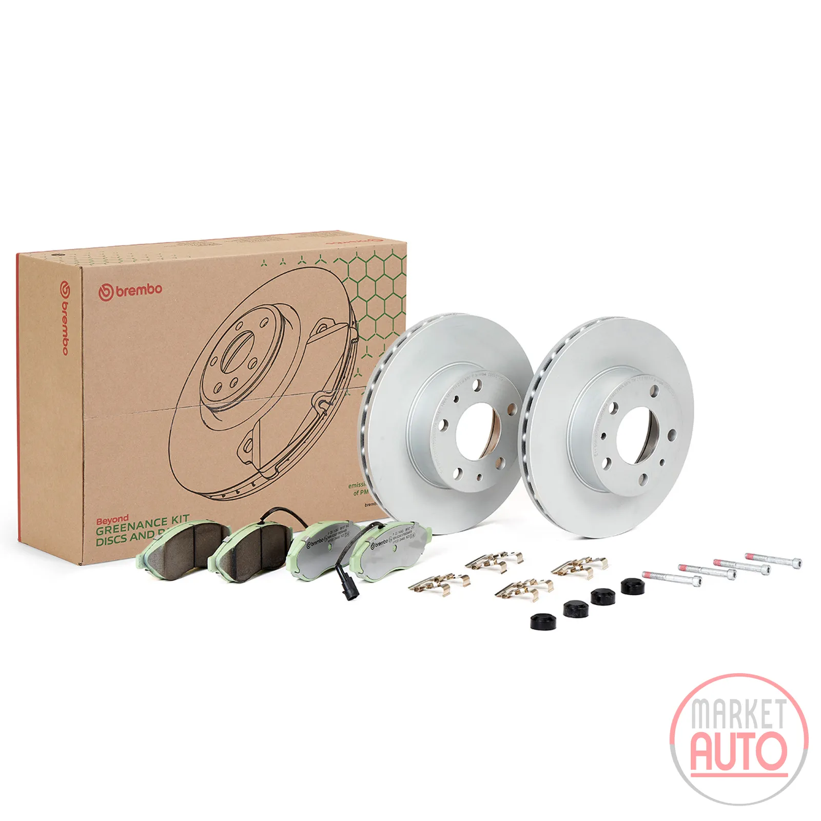 Front brake kit BEYOND LINE - Greenance Brembo