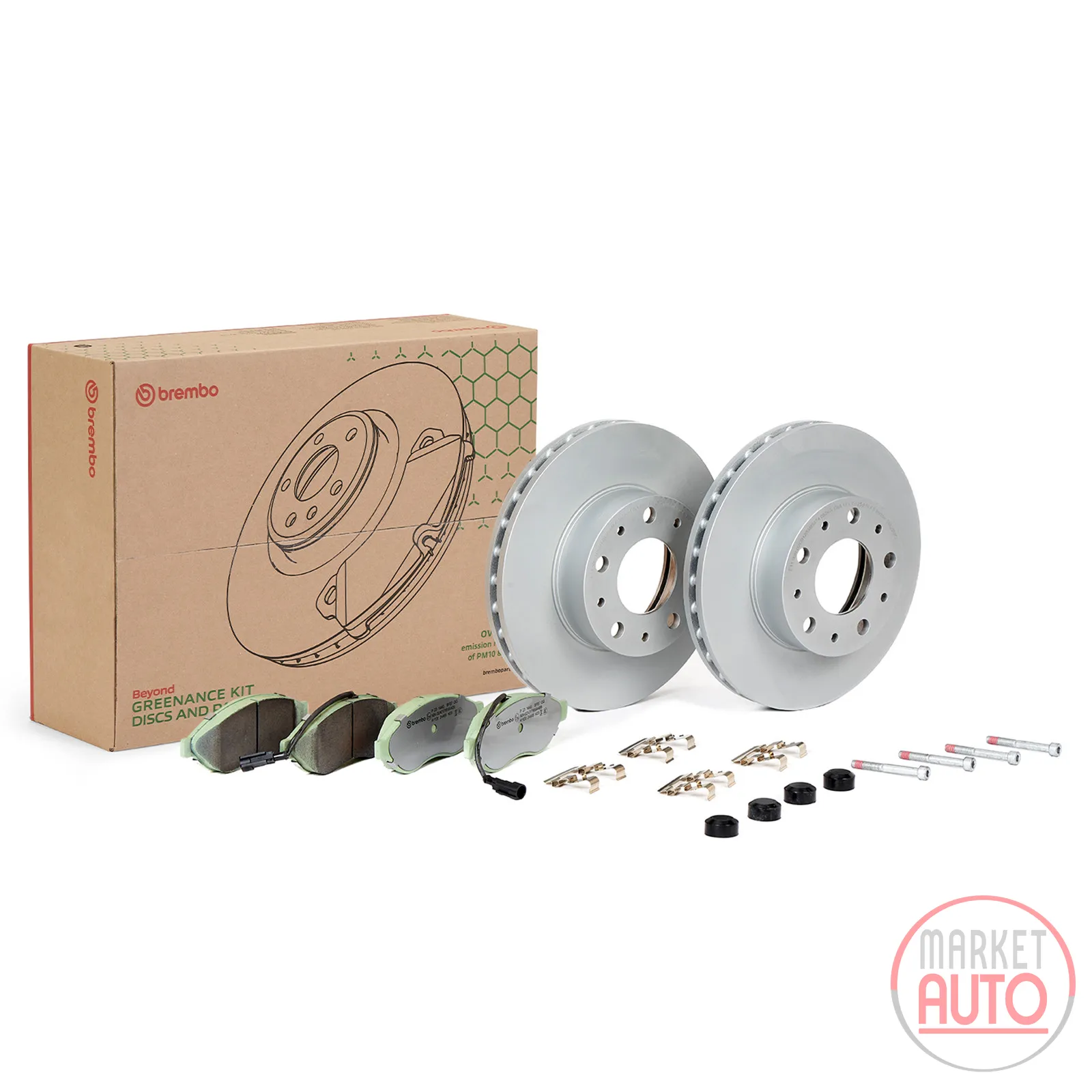 Front brake kit BEYOND LINE - Greenance Brembo