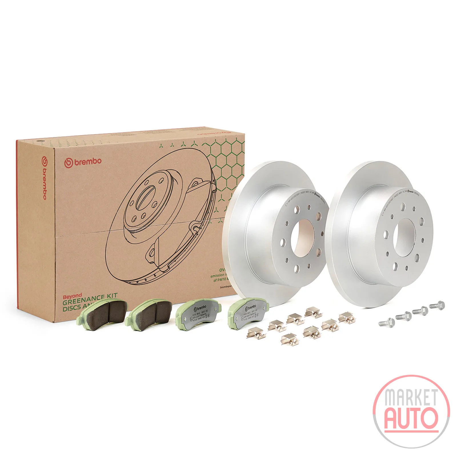 Rear brake kit BEYOND LINE - Greenance Brembo